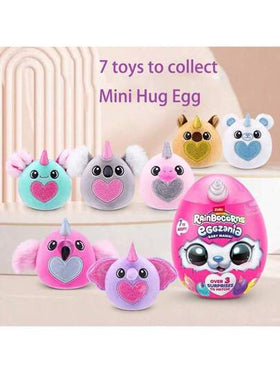 ZURU Rainbocorns Eggzania Baby Mania، ألعاب قابلة للجمع، سلايم، ممتعة وخيالية، لعب حيوانات وحشية مفاجأة، بيض مفاجأة، مناسبة للفتيات اللواتي يستمتعن بالتمثيل (1 حزمة)