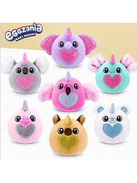 ZURU Rainbocorns Eggzania Baby Mania، ألعاب قابلة للجمع، سلايم، ممتعة وخيالية، لعب حيوانات وحشية مفاجأة، بيض مفاجأة، مناسبة للفتيات اللواتي يستمتعن بالتمثيل (1 حزمة)