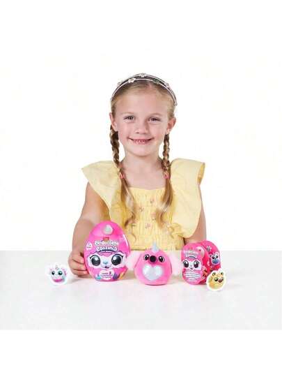 ZURU Rainbocorns Eggzania Baby Mania، ألعاب قابلة للجمع، سلايم، ممتعة وخيالية، لعب حيوانات وحشية مفاجأة، بيض مفاجأة، مناسبة للفتيات اللواتي يستمتعن بالتمثيل (1 حزمة)