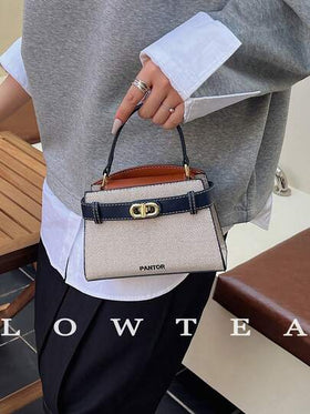 low tea حقيبة يد نسائية بملمس الليتشي الصيفي الجديد، حقيبة كروس بودي بحزام كتف قابل للتعديل، حقيبة كتف أنيقة بلون أحادي وزخرفة معدنية راقية، حقيبة نسائية عصرية
