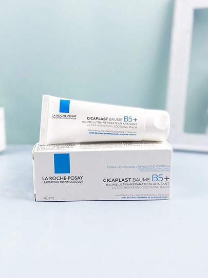 La Roche-Posay بلسم إصلاحي سيكابلاست B5، كريم مرطب متعدد الأغراض مهدئ، مناسب للبشرة الجافة والمهيجة، يمكن استخدامه على الجسم واليدين، للأطفال، خالي من العطور، 40 مل / 1.35 أونصة