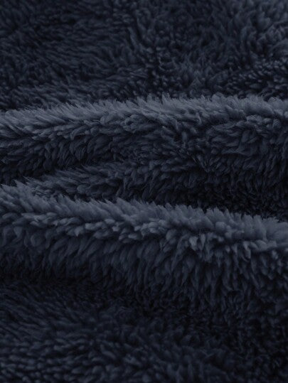 Cozy Pixies جمبسوت سميكة مزودة بقبعة أذن أرنب كرتونية للأطفال الصبيان، للخريف والشتاء