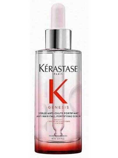 Kérastase سيروم جينيسيس لتقوية الشعر والفروة، سيروم للشعر والفروة، سيروم فيتامينات للشعر والفروة، سيروم مهدئ للشعر والفروة، سيروم إصلاح الشعر والفروة، سيروم تقوية الشعر والفروة، سيروم داعم لنمو الشعر الصحي، 90مل/3.04أونصة