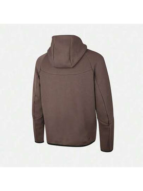 Nike معطف رجالي من النايلون والصوف الفاخر مع سحاب كامل وقبعة، رمز المنتج: HV0950-289