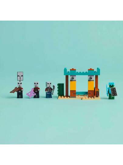 LEGO ألعاب أرقام وطقم لعب إليجر الصحراوي من ماينكرافت - ألعاب بناء ماينكرافت للأطفال، البنين والبنات، من عمر 7 سنوات فما فوق - مع 4 أرقام للعب التظاهري - فكرة هدية لأعياد الميلاد - 21267