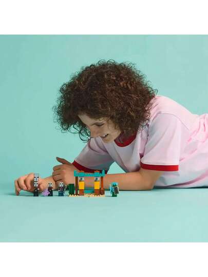 LEGO ألعاب أرقام وطقم لعب إليجر الصحراوي من ماينكرافت - ألعاب بناء ماينكرافت للأطفال، البنين والبنات، من عمر 7 سنوات فما فوق - مع 4 أرقام للعب التظاهري - فكرة هدية لأعياد الميلاد - 21267