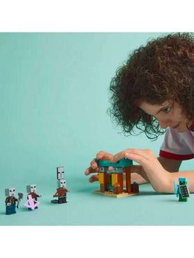 LEGO ألعاب أرقام وطقم لعب إليجر الصحراوي من ماينكرافت - ألعاب بناء ماينكرافت للأطفال، البنين والبنات، من عمر 7 سنوات فما فوق - مع 4 أرقام للعب التظاهري - فكرة هدية لأعياد الميلاد - 21267