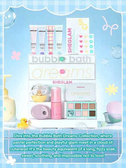SHEGLAM Dream Foam Cloud برايمر علامة تجارية جمال مكياج ميكب مستحضرات تجميل للنساء الفتيات مثالي لفصل الشتاء الربيع مثالي ل- Y2K أزياء أنيقة رمضان هدية حفلة جاهز أفضل لون