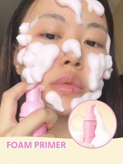 SHEGLAM Dream Foam Cloud برايمر علامة تجارية جمال مكياج ميكب مستحضرات تجميل للنساء الفتيات مثالي لفصل الشتاء الربيع مثالي ل- Y2K أزياء أنيقة رمضان هدية حفلة جاهز أفضل لون