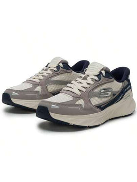 Skechers أحذية الجري للرجال من EDGERIDE أحذية رياضية رجالية برباط خفيفة الوزن ومريحة للاستخدام في الهواء الطلق أحذية رياضية يومية كاجوال 232969-LTGY