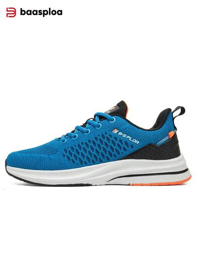 baasploa أحذية الجري للرجال، أحذية رياضية كلاسيكية خفيفة الوزن وغير انزلاقية للاستخدام اليومي والرياضة، أحذية رياضية عادية للرجال، أحذية عادية، أحذية سهلة الارتداء، أحذية رافعة، أحذية مانعة للانزلاق