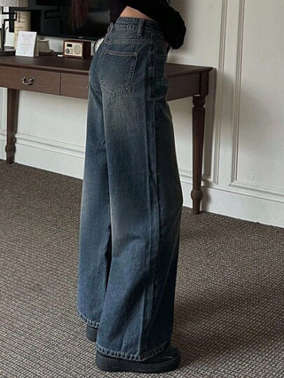 Dazy Tall السراويل الجينز الطويلة المستقيمة العادية للنساء