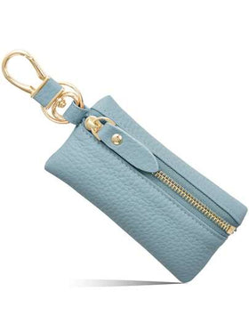 محفظة مفاتيح ومحفظة عملات معدنية ومحفظة إكسسوارات وحامل مفاتيح ذكي وحقيبة مفاتيح جلدية للرجال وسلسلة مفاتيح وحقيبة بدون مفتاح وحقيبة مفاتيح للسيارة مع محفظة رفيعة ومدمجة ومتعددة الوظائف وبسيطة للجنسين للنساء ومحفظة صغيرة