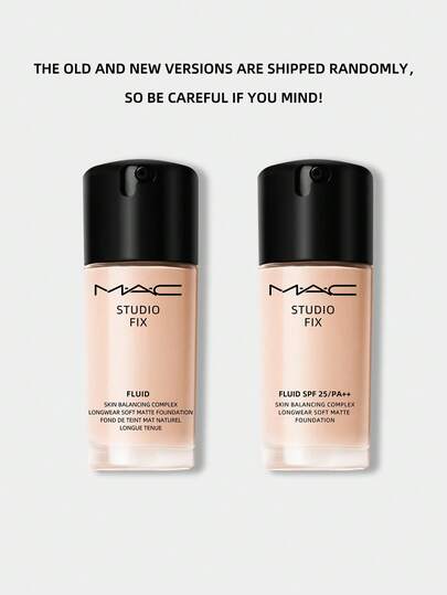 MAC Studio Fix Fluid 24Hr Matte Foundation Plus Oil Control - N18-1 أونصة سائلة/30 مل (يتم شحن الإصدارات القديمة والجديدة بشكل عشوائي)