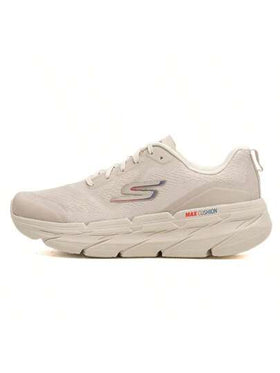 Skechers أحذية الجري للرجال ماكس وسادة أساسية، أحذية رياضية ماصة للصدمات، أحذية كاجوال خفيفة الوزن مريحة 54450-NAT
