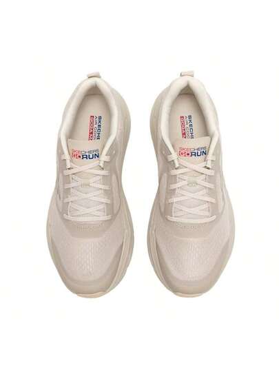 Skechers أحذية الجري للرجال ماكس وسادة أساسية، أحذية رياضية ماصة للصدمات، أحذية كاجوال خفيفة الوزن مريحة 54450-NAT