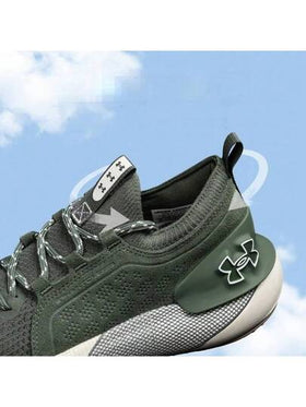 Under Armour حذاء رياضي رجالي جديد من HOVR مصنوع من جلد الغزال الممتص للصدمات والقابل للتنفس للركض