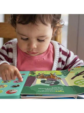 beartale لعبة حسية ذات 10 مفاتيح، كتاب أصوات للأطفال، لعبة تعليمية مبكرة للرضع، 10 أصوات حيوانات واقعية، مصنوعة من مواد متينة، بطارية قابلة للاستبدال، تعزز تفاعل الطفل وذاكرته وتنمية حواسه، ألعاب أطفال، ألعاب أولاد، هدايا لحفلات أعياد الأطفال، ألعاب بنات،