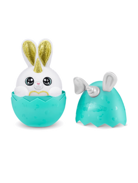 طقم هدية مفاجأة Rainbocorns Bunnycorn من ZURU - لعبة كاملة من 4 قطع في صندوق واحد (ملمس قلب الفرو)