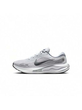 أحذية الجري للرجال Nike Journey Run أبيض-معدني فضي-أسود-رمادي-سباق