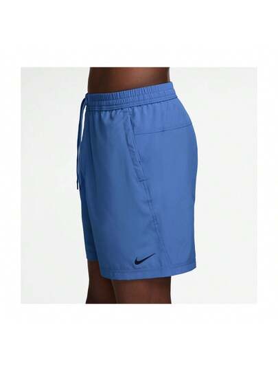 Nike شورت رجالي نايك دري-فيت 7 بوصة بدون بطانة متعدد الاستخدامات لون أزرق كوميت/(أسود)