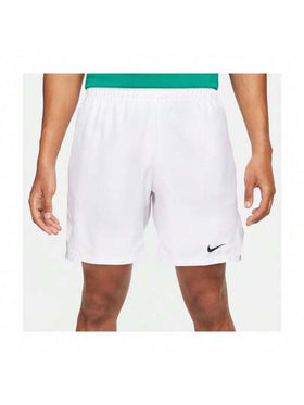 Nike شورت تنس رجالي نايك كورت فيكتوري 7 بوصة، لون أبيض/(أسود)، تقنية دري-فيت