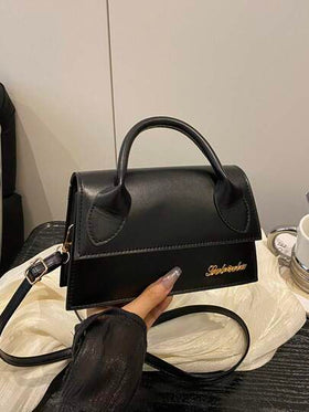 حقيبة يد نسائية عالية الجودة، حقيبة مربعة سعة كبيرة مع غطاء رفرفة، مناسبة للتسوق والمواعدة في جميع المواسم، حقيبة كتف عصرية بسيطة مع حزام قابل للتعديل والفصل، حقائب للسيدات عصرية
