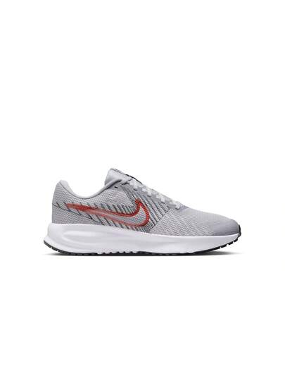 Nike أحذية الجري للرجال نايك رن ديفاي بلون رمادي ذئبي/أحمر ساطع-أسود-أبيض