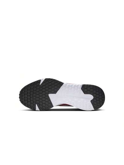 Nike أحذية الجري للرجال نايك رن ديفاي بلون رمادي ذئبي/أحمر ساطع-أسود-أبيض