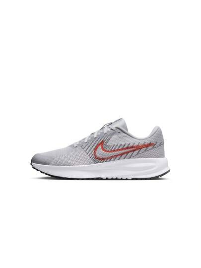 Nike أحذية الجري للرجال نايك رن ديفاي بلون رمادي ذئبي/أحمر ساطع-أسود-أبيض