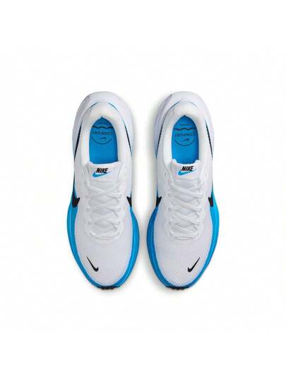 Nike أحذية الجري على الطرق للرجال نايك ريفولوشن 8 باللون الأبيض/الأسود-فولت