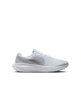 Nike أحذية الجري على الطرق للرجال نايك ريفولوشن 8 باللون الأبيض/البلاتيني النقي