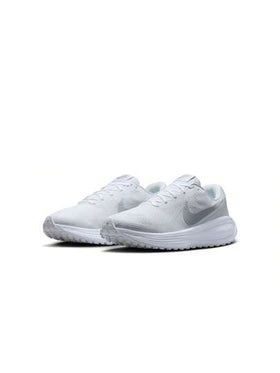 Nike أحذية الجري على الطرق للرجال نايك ريفولوشن 8 باللون الأبيض/البلاتيني النقي