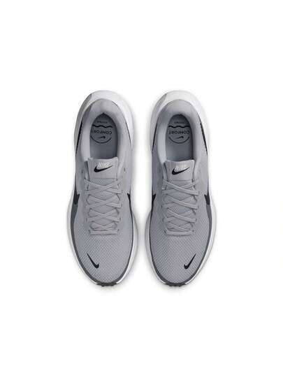 Nike أحذية الجري على الطرق للرجال نايك ريفولوشن 8 بلون رمادي فاتح/أسود-رمادي داكن-أبيض