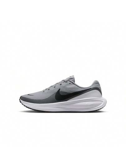 Nike أحذية الجري على الطرق للرجال نايك ريفولوشن 8 بلون رمادي فاتح/أسود-رمادي داكن-أبيض