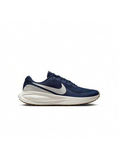 Nike أحذية الجري على الطرق للرجال نايك ريفولوشن 8 باللون الأبيض/الأسود-البطل الأزرق