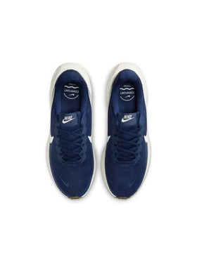 Nike أحذية الجري على الطرق للرجال نايك ريفولوشن 8 باللون الأبيض/الأسود-البطل الأزرق