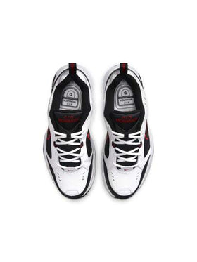 Nike أحذية تمرين رجالية نايك إير مونارك الإصدار الرابع باللون الأبيض/الأسود-الأحمر الرياضي