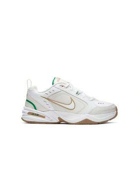 Nike أحذية تمرين رجالية نايك إير مونارك الرابع باللون الأبيض/الذهبي المعدني-الفانتوم-الأخضر الحظ-لون الصمغ