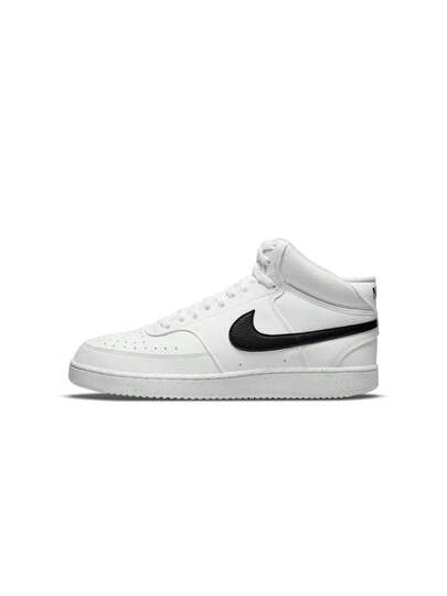 Nike حذاء نايكي كورت فيجن ميد نيكست نيتشر للرجال باللونين الأبيض والأسود