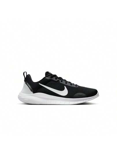 أحذية الجري على الطرق للرجال Nike Flex Experience Run 12 باللون الأسود/الأبيض-رمادي داكن الدخان
