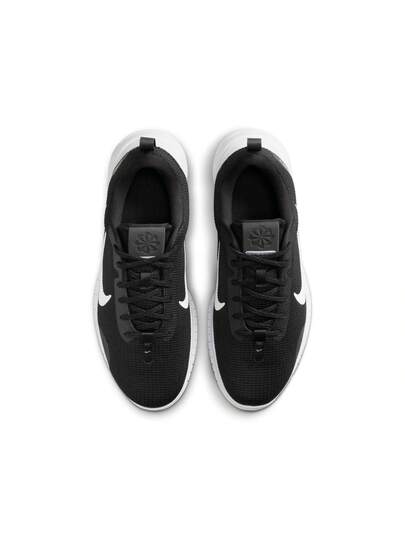 أحذية الجري على الطرق للرجال Nike Flex Experience Run 12 باللون الأسود/الأبيض-رمادي داكن الدخان