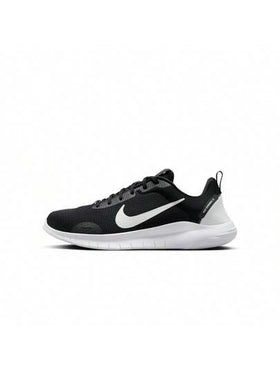أحذية الجري على الطرق للرجال Nike Flex Experience Run 12 باللون الأسود/الأبيض-رمادي داكن الدخان