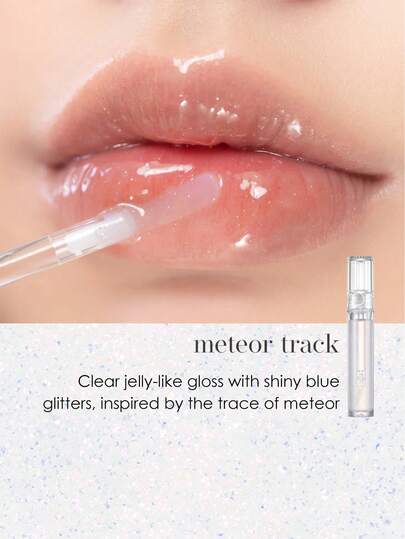 Rom&nd رومان GLASTING WATER TINT 00 METEOR TRACK، فيلم ندي قابل للتنفس، نهاية زجاجية لامعة خفيفة الوزن، تقنية التدرج الزاهي، شفاف جيلي الخوخ، وردي ذهبي نجمي شفاف، أكسجين نعناع ماتي لامع، عصا لمسة إصلاح صغيرة، إصدار محدود للعطلات النباتية، سر خفيف بدون وجه
