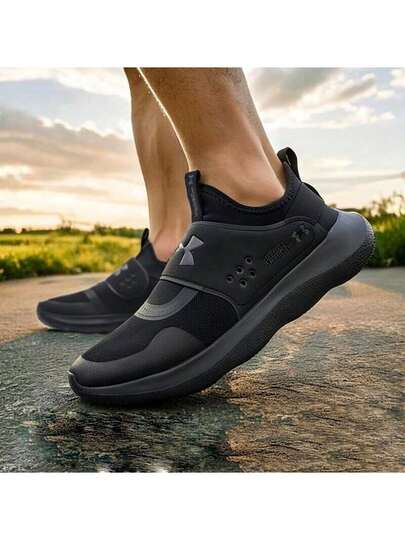 Under Armour أحذية رياضية للرجال خفيفة الوزن وقابلة للتنفس، من قماش الشبكة، أحذية تدريب اللياقة البدنية والجري، بتصميم سهل الارتداء