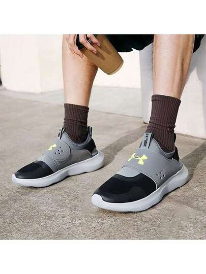 Under Armour أحذية رياضية للرجال خفيفة الوزن وقابلة للتنفس، من قماش الشبكة، أحذية تدريب اللياقة البدنية والجري، بتصميم سهل الارتداء