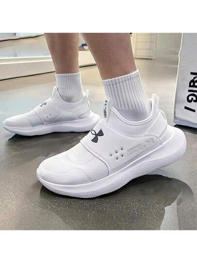 Under Armour أحذية رياضية للرجال خفيفة الوزن وقابلة للتنفس، من قماش الشبكة لممارسة اللياقة البدنية والجري، بتصميم سهل الارتداء