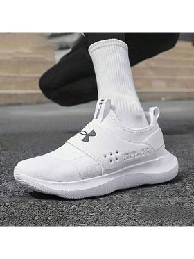 Under Armour أحذية رياضية للرجال خفيفة الوزن وقابلة للتنفس، من قماش الشبكة لممارسة اللياقة البدنية والجري، بتصميم سهل الارتداء