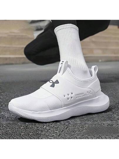 Under Armour أحذية رياضية للرجال خفيفة الوزن وقابلة للتنفس، من قماش الشبكة لممارسة اللياقة البدنية والجري، بتصميم سهل الارتداء