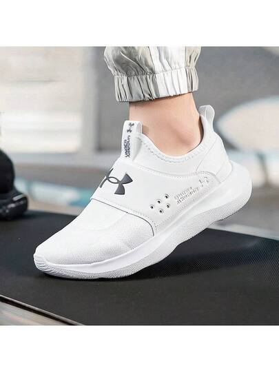 Under Armour أحذية رياضية للرجال خفيفة الوزن وقابلة للتنفس، من قماش الشبكة لممارسة اللياقة البدنية والجري، بتصميم سهل الارتداء